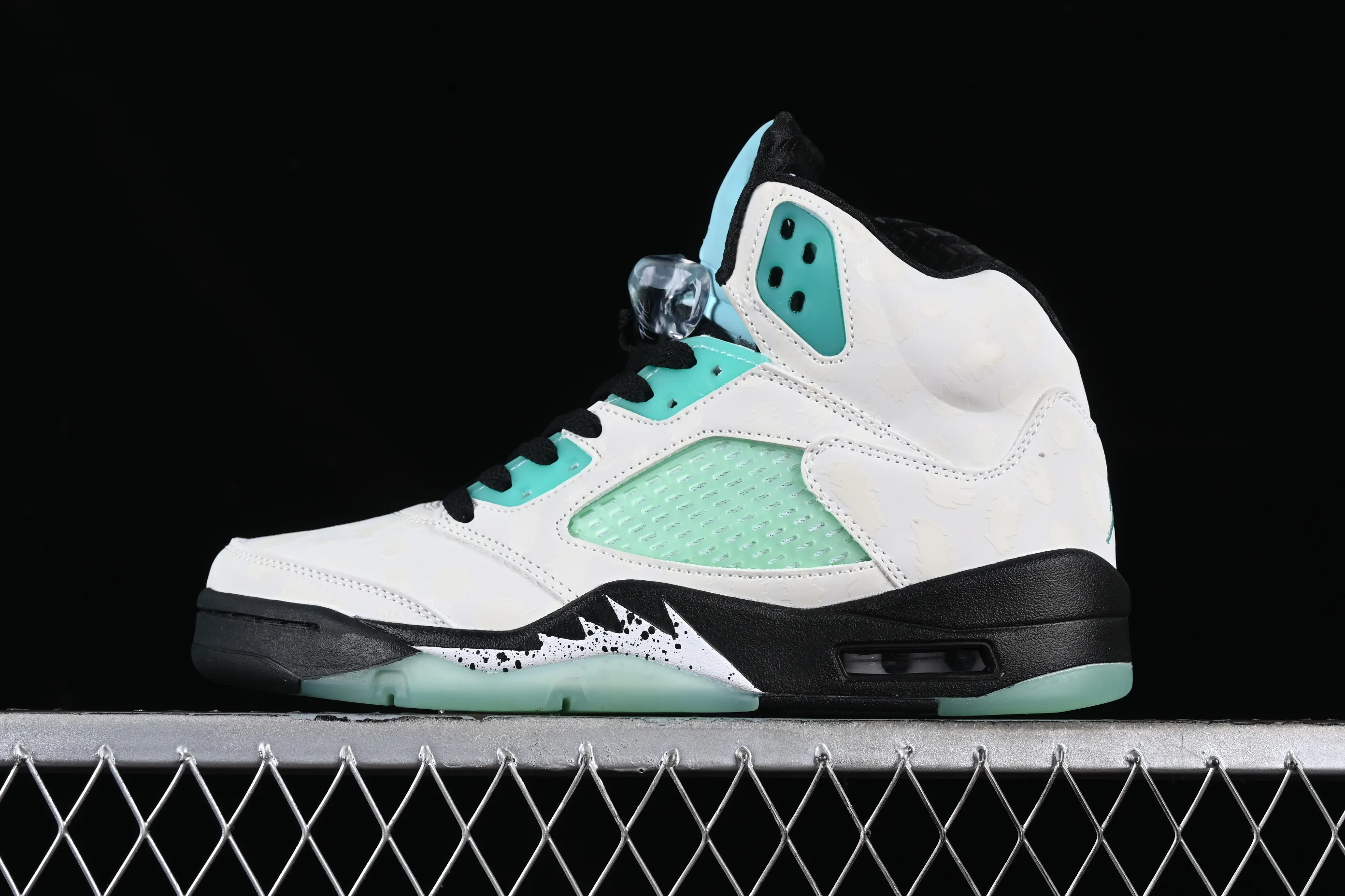 All categories Air Jordan Jordan series basketball shoes Air Jordan 5 Air Jordan 5 "Island Green" AJ5 Joe 5 Snow Leopard 3M Reflective Guo Ailun's same style CN2932-100